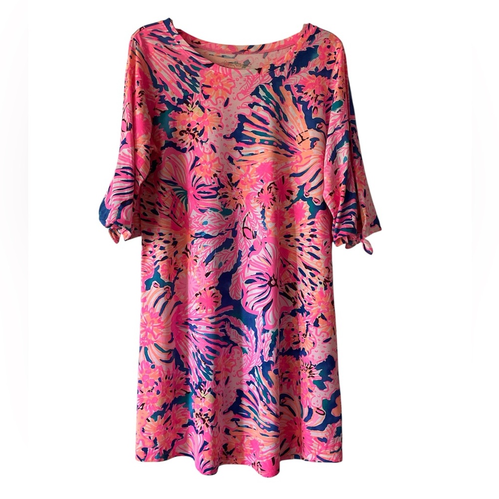 Lilly Pulitzer Swirling Sea Dream Preston Dress - Large